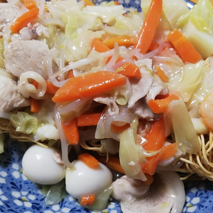 超簡単　長崎皿うどん